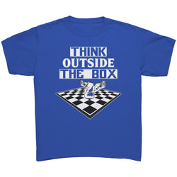 Think outside the box - Youth Chess T-shirt