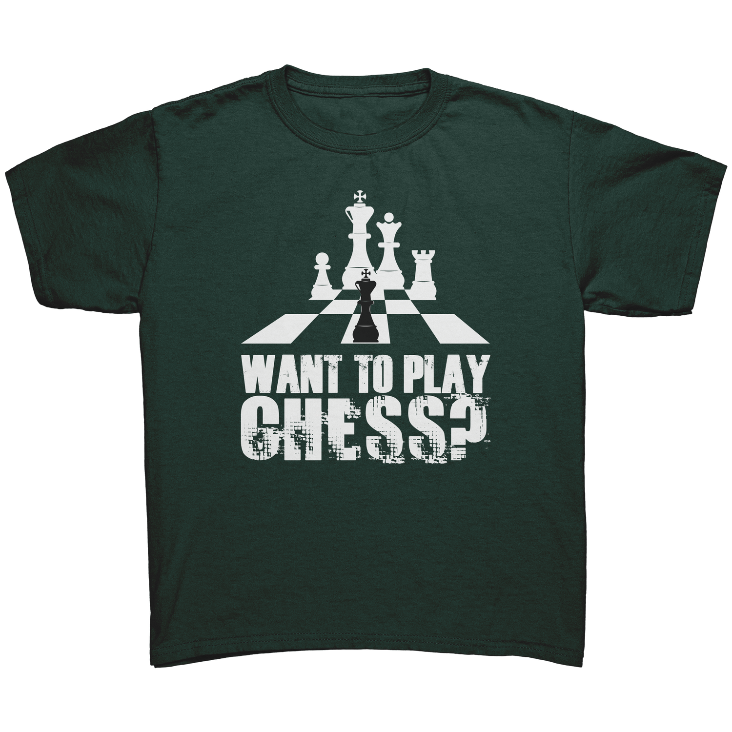 Want_to_play_chess_-_Youth_T-Shirt_Forest_Green_Mockup.png