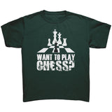 Want to play chess? - Youth T-Shirt