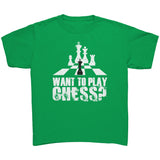 Want to play chess? - Youth T-Shirt