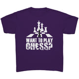 Want to play chess? - Youth T-Shirt