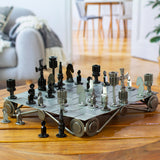 Unique Recycled Auto Part Chess Set - Recycle Challenge