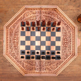 Wood chess set, "The General"