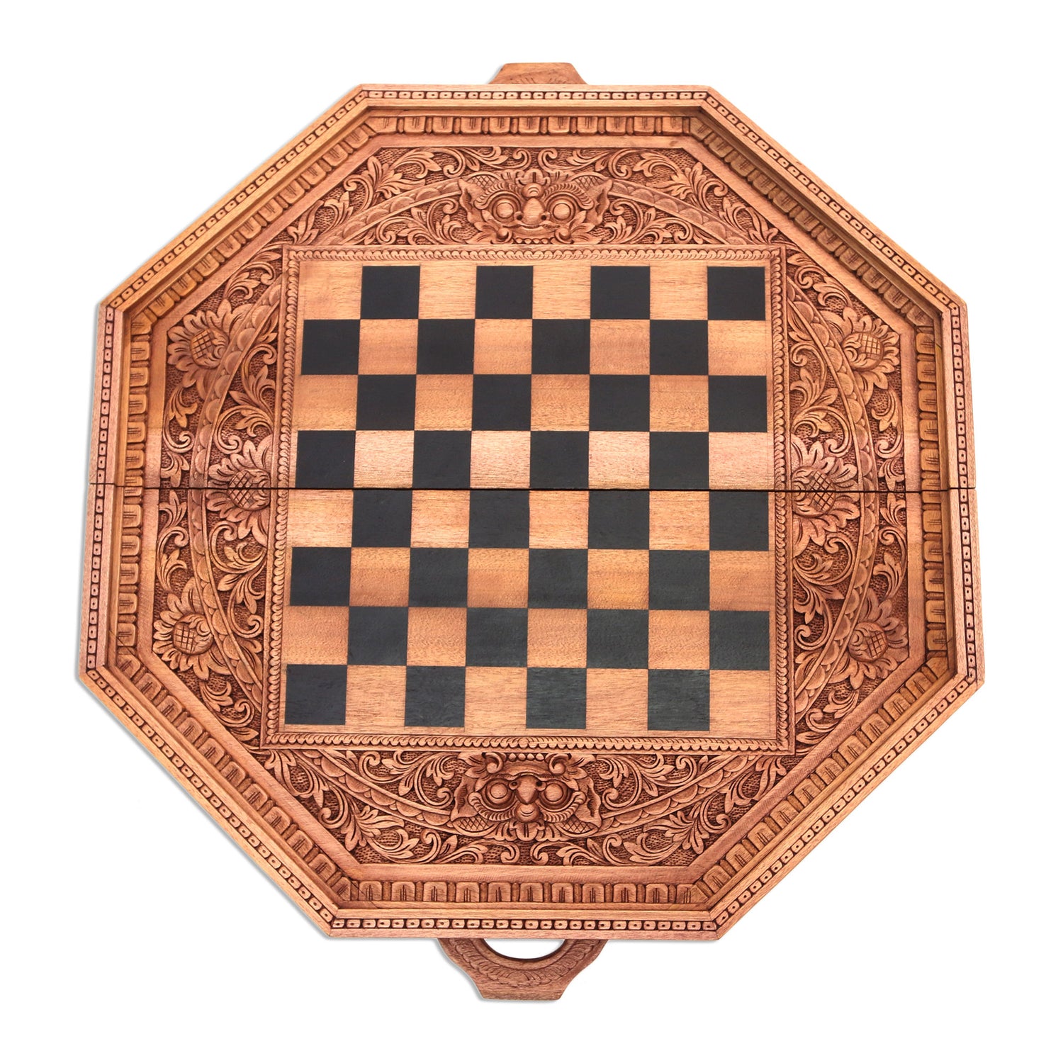 Wood chess set, 