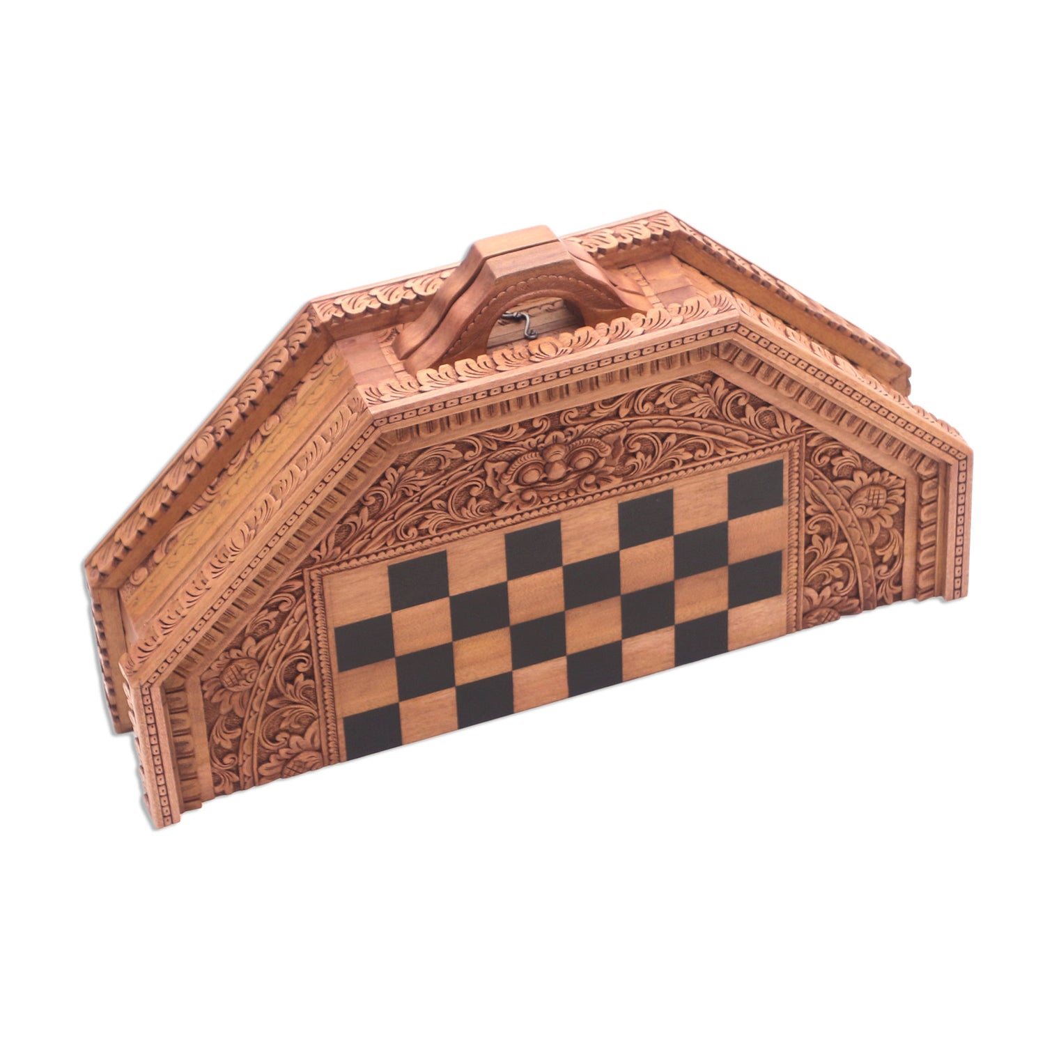 Wood chess set, 