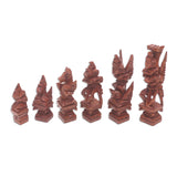 Wood chess set, "The General"