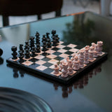 "Glorious Battle" Handcrafted Mexican Marble Chess Set