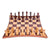 Hand-Crafted Tempisque and Rosewood Chess Set