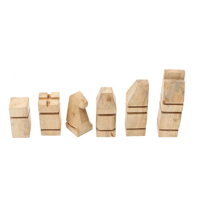 Handcrafted Wood Chess Set from Bali,