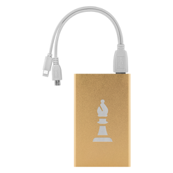 Chess Bishop laser etched Lithium-Ion power bank