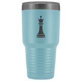 Laser etched Queen 30 Ounce stainless steel Vacuum insulated hot and cold beverage Tumbler