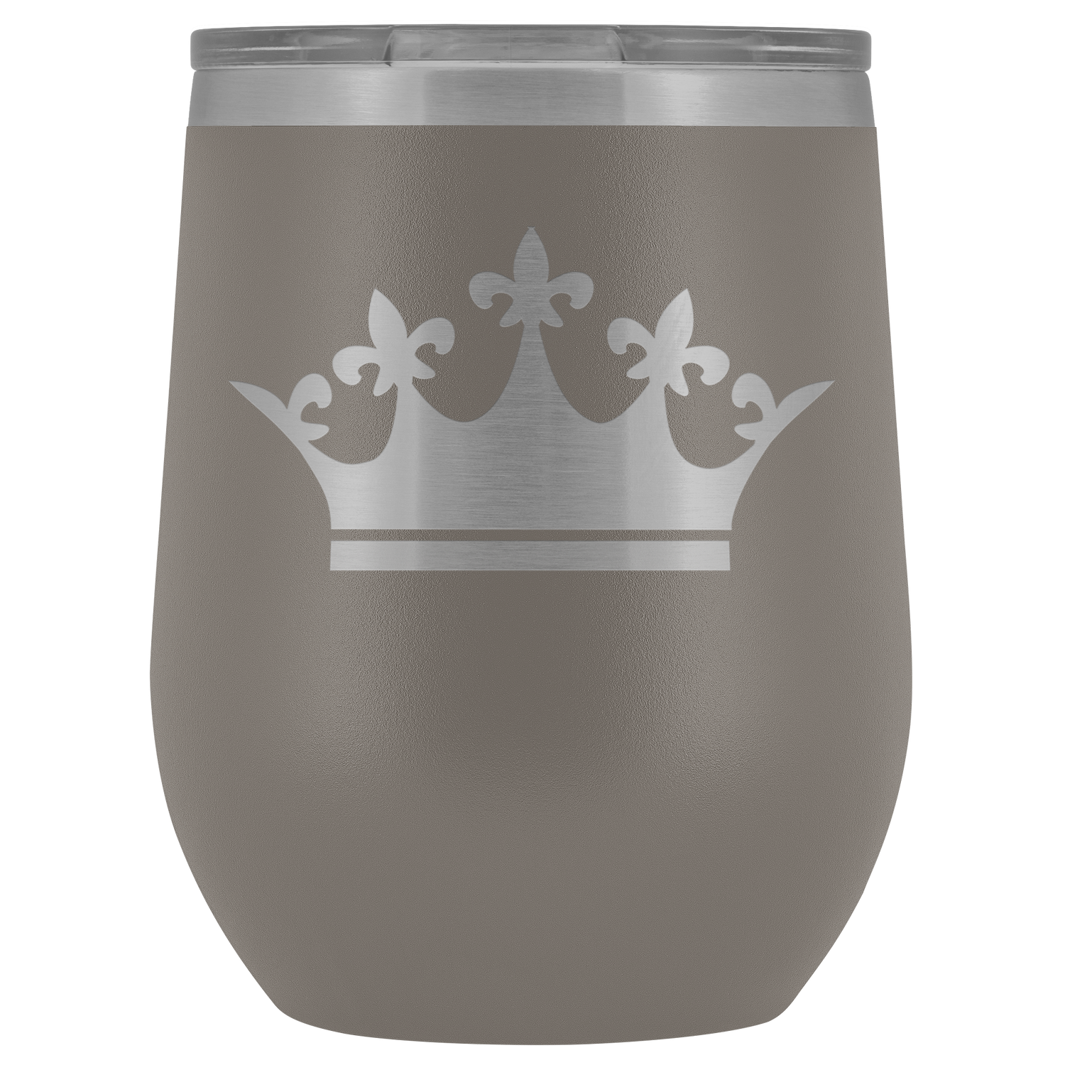 Queen Tiara Laser etched Wine Tumbler