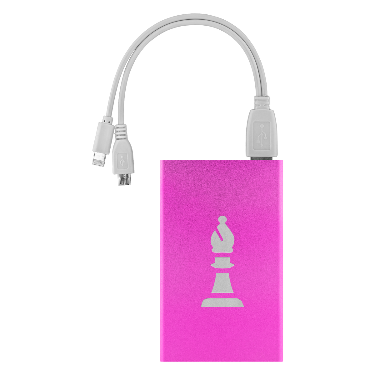 Chess Bishop laser etched Lithium-Ion power bank