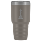 Laser etched King 30 Ounce stainless steel Vacuum insulated hot and cold beverage Tumbler