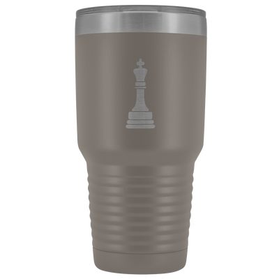 Laser etched King 30 Ounce stainless steel Vacuum insulated hot and cold beverage Tumbler