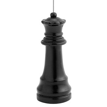 Royal Couple Black Chess Photo Holder