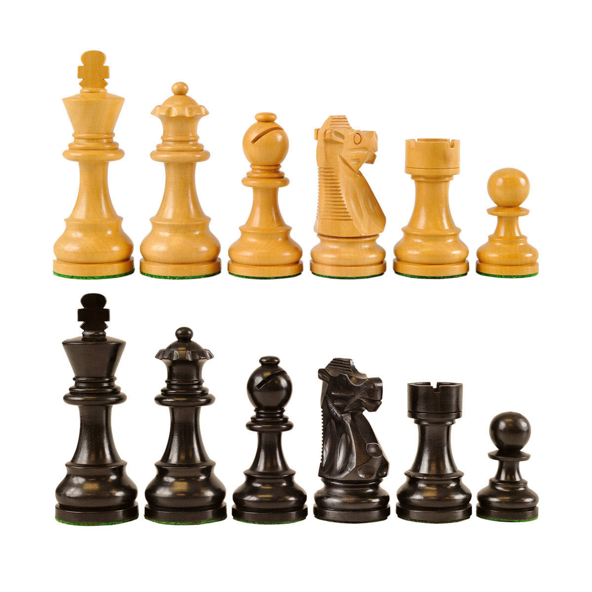 French Wood Chess Pieces