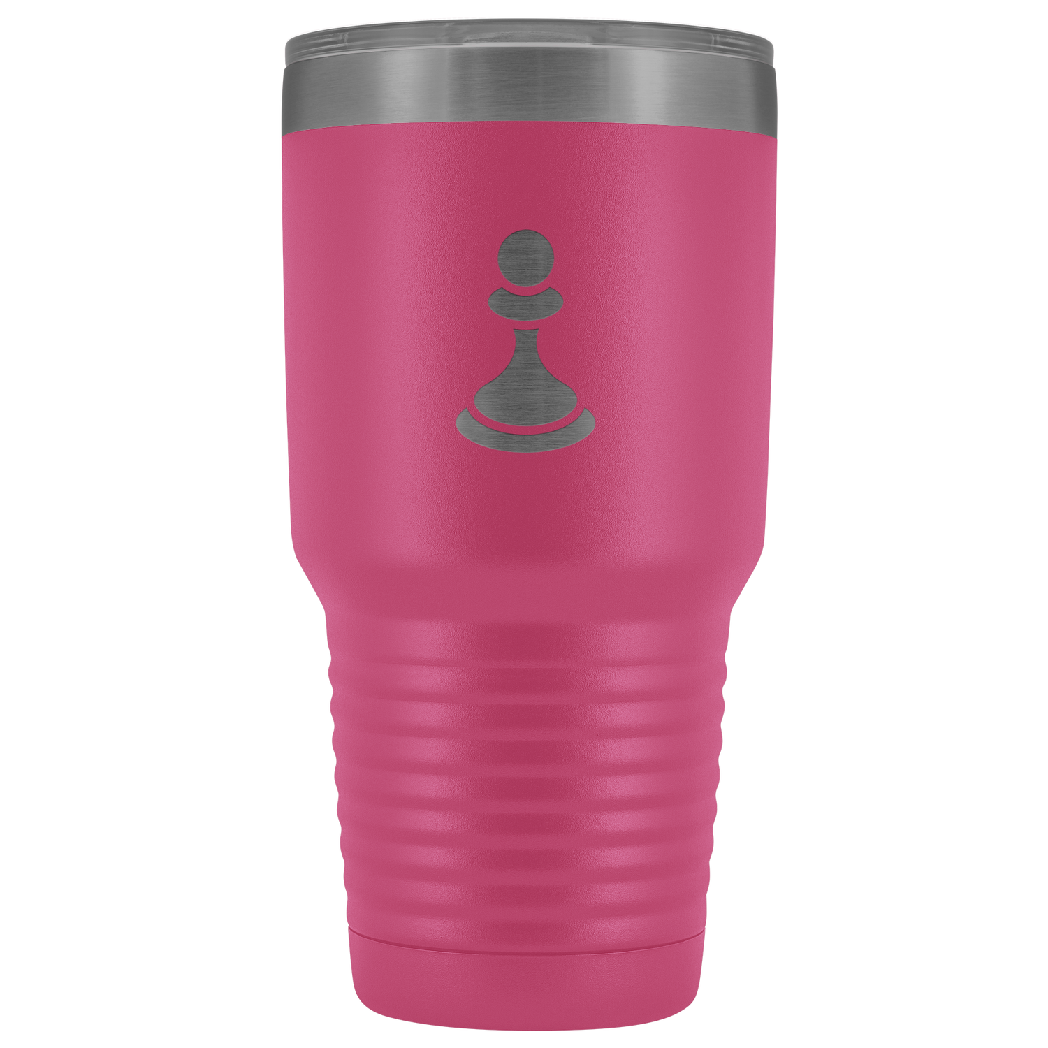 Laser etched Pawn 30 Ounce stainless steel Vacuum insulated hot and cold beverage Tumbler