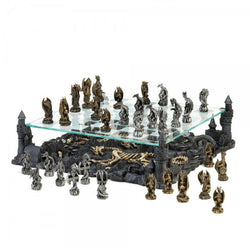 Black Dragon Chess Set