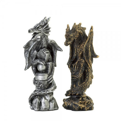 Black Dragon Chess Set