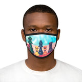 Colorful Chess pieces Mixed-Fabric Face Mask