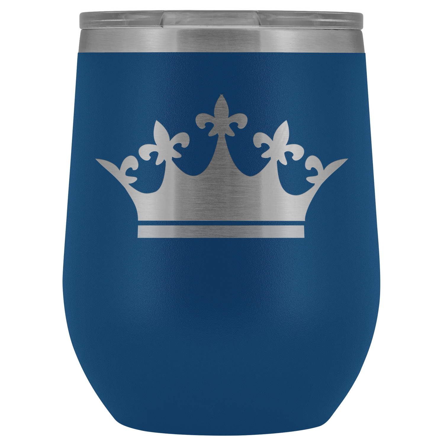 Queen Tiara Laser etched Wine Tumbler