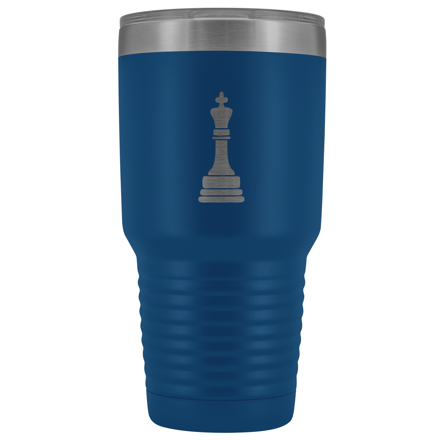 Laser etched King 30 Ounce stainless steel Vacuum insulated hot and cold beverage Tumbler