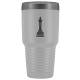 Laser etched King 30 Ounce stainless steel Vacuum insulated hot and cold beverage Tumbler