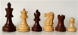 Wall Mounted Chess Set with Black Walnut Chess Board And Traditional Brown Frame