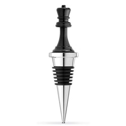 Chess Queen Chrome Bottle Stopper