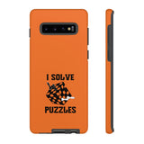 I solve puzzles -  Premium Tough phone Case