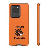 I solve puzzles -  Premium Tough phone Case