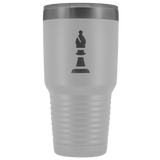 Laser etched bishop 30 Ounce stainless steel Vacuum insulated hot and cold beverage Tumbler