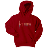 I heart chess - Youth hoodie