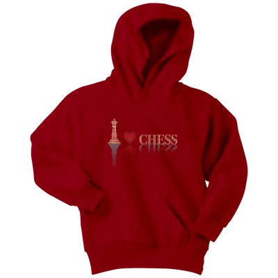 I heart chess - Youth hoodie