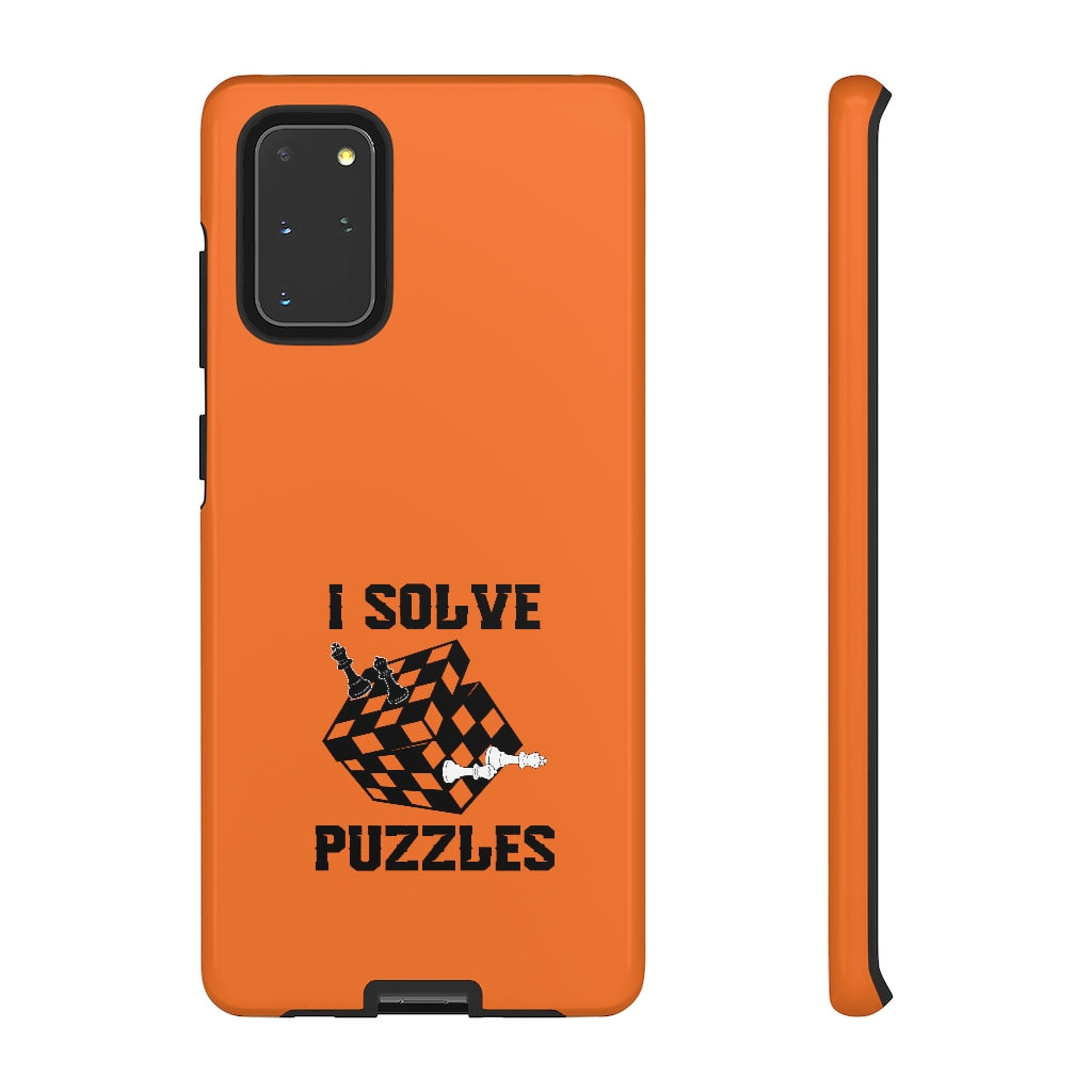 I solve puzzles -  Premium Tough phone Case