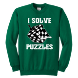 I Solve Puzzles - Rubick's Cube and Chess - Unisex Sweatshirt