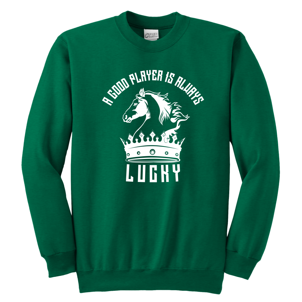 A good player is always lucky - Youth Unisex Sweatshirt