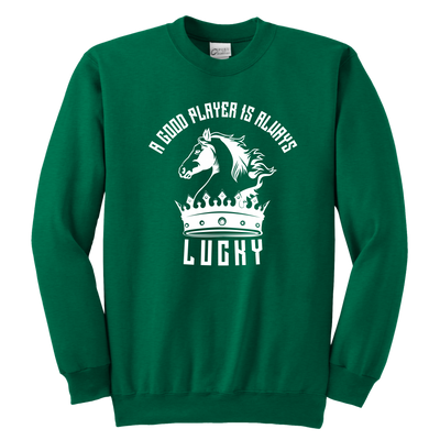 A good player is always lucky - Youth Unisex Sweatshirt