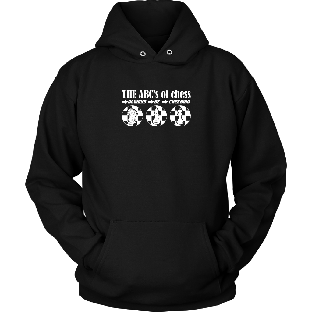 The ABC's of Chess - Always Be Checking - Adult Unisex Hoodie