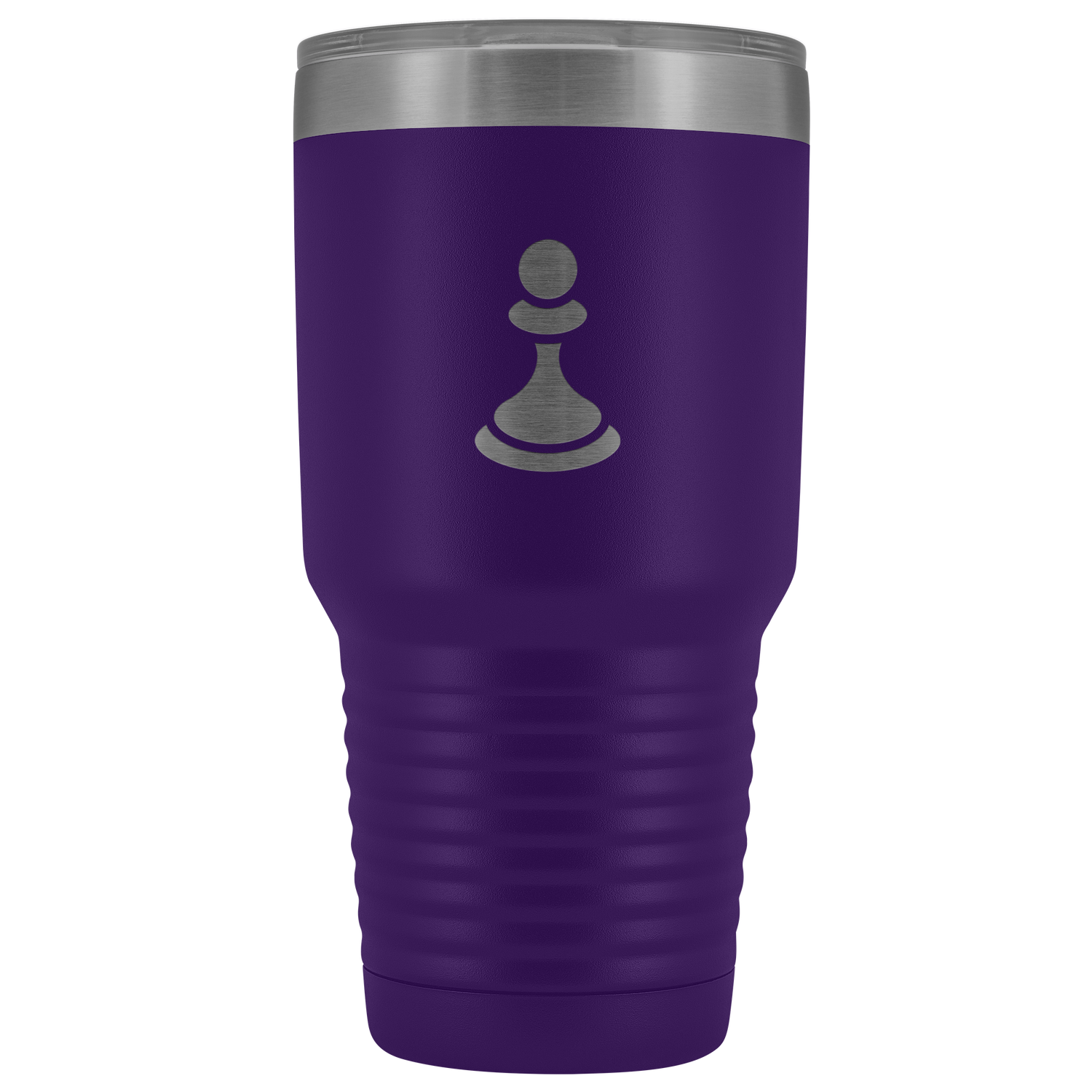 Laser etched Pawn 30 Ounce stainless steel Vacuum insulated hot and cold beverage Tumbler