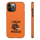 I solve puzzles -  Premium Tough phone Case