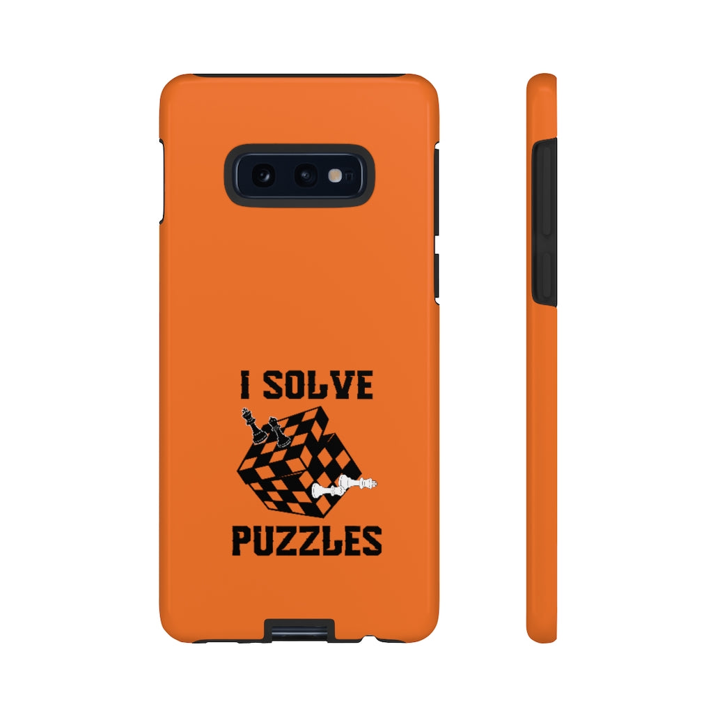 I solve puzzles -  Premium Tough phone Case