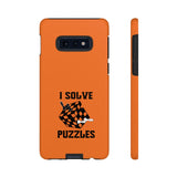 I solve puzzles -  Premium Tough phone Case