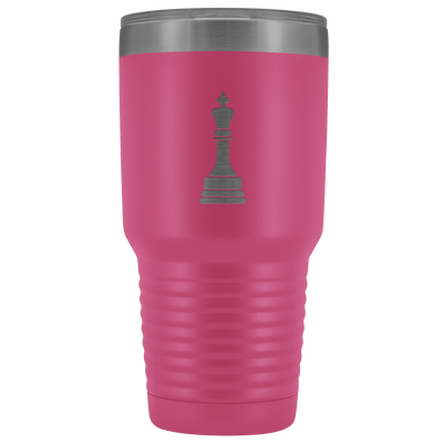 Laser etched King 30 Ounce stainless steel Vacuum insulated hot and cold beverage Tumbler