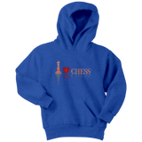 I heart chess - Youth hoodie