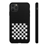 Just Breathe - Chess board pattern - Premium Tough Phone Case