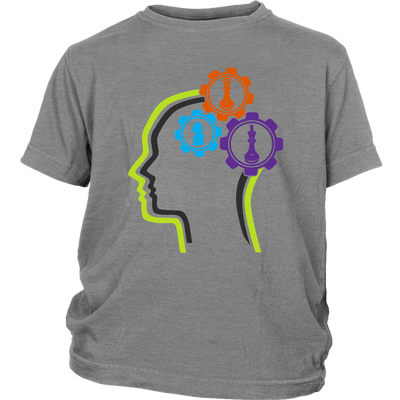 Chess in the mind - Chess Gears - Youth T-Shirt