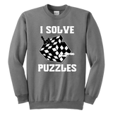 I Solve Puzzles - Rubick's Cube and Chess - Unisex Sweatshirt