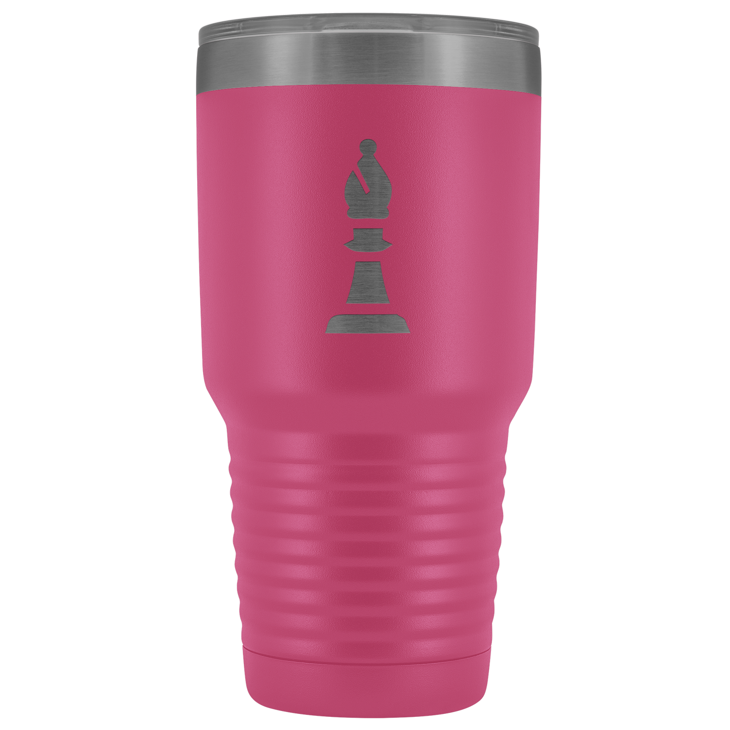 Laser etched bishop 30 Ounce stainless steel Vacuum insulated hot and cold beverage Tumbler
